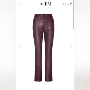 AFRM Heston Leather Pant